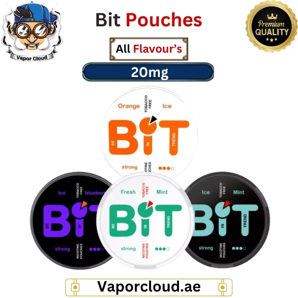 Bit nicotine pouches in a variety of flavors – discreet, clean nicotine experience with delivery all over the UAE.