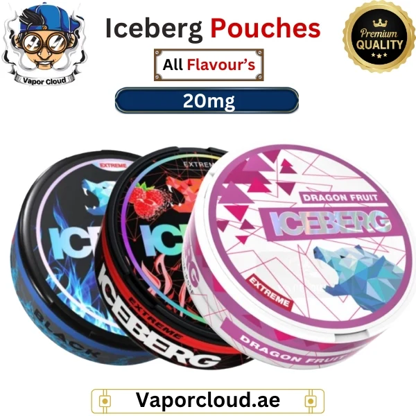 Iceberg nicotine pouch can – strong, tobacco-free nicotine with UAE-wide delivery in all cities.