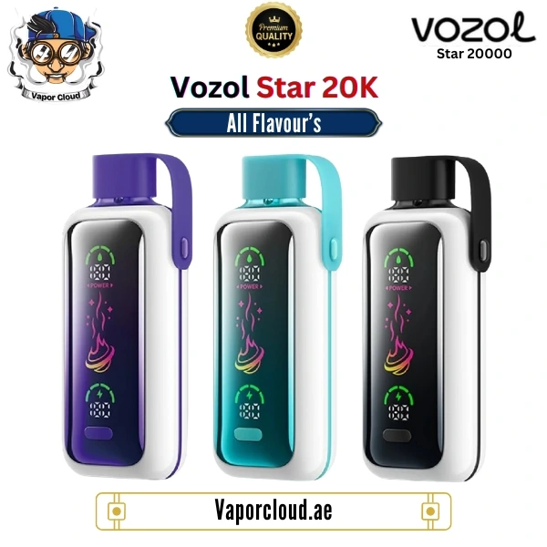 VOZOL Star 20000 Disposable Vape – 20,000 Puffs of Premium Flavor. Shop VOZOL Star 20000 Disposable Vape in UAE – 20K puff vape with rich vapor, available in Vape Shops in Dubai, Abu Dhabi, Sharjah, Ajman, and more with Online Order & Home Deliver